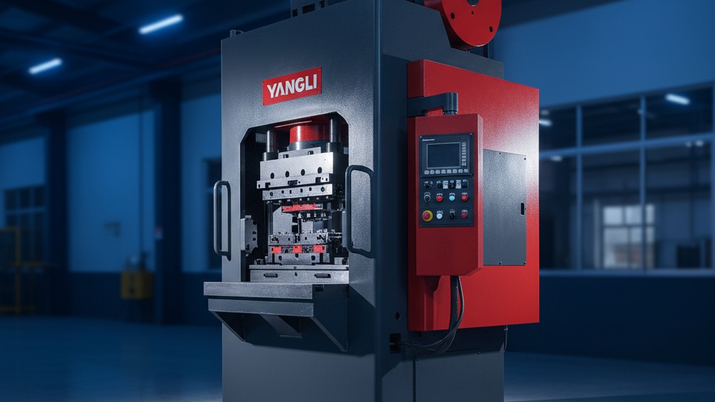 Prensa mecánica YANGLI JH21 en planta industrial mexicana